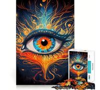 Puzzle de 1000 pièces Le troisième œil s'active pour Adolescents Un Jeu de logique et de réflexion Anti-Stress, aux découpes précises, Un Joli Cadeau 50x75cm
