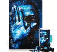 Puzzle de 1000 pièces Le Visage pour Adultes, Jeu de réflexion, Moment de détente, découpe Parfaite, Cadeau mémorable 38x26cm