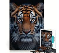 Puzzle de 1000 pièces Les Trois Tigres pour Adolescents Jeu de logique et de Sens, Divertissement paisible, Bords Lisses, Cadeau créatif 38x26cm