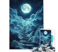Puzzle de 1000 pièces L'Escalier vers la Lune pour Adolescents idéal pour Un Anniversaire ou Noël Décoration Parfaite Jeu Manuel à partir de 14 Ans 38x52cm