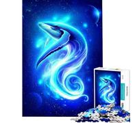 Puzzle de 1000 pièces Léviathan Céleste Activités Amusantes à la Maison mais Jeu Impossible Amusant et Humoristique pour Les 14 Ans et Plus (38x26cm)