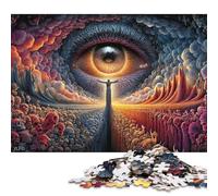 Puzzle de 1000 pièces « L'Œil de la Révélation » pour Adultes et Adolescents, Jouet éducatif en Bois, 1000 pièces (75 x 50 cm)