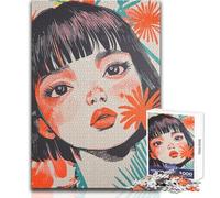 Puzzle de 1000 pièces, lithographie Japonaise, Jeu intellectuel et éducatif, pour Un Père Noël Secret, Dimensions : 38x52cm