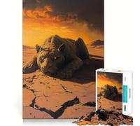 Puzzle de 1000 pièces l'ombre du Dernier Soleil pour Adolescents Jeu Intelligent, Moment de Partage et de complicité, Assemblage d'une Image, œuvre d'art 38x26cm