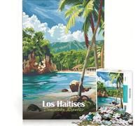 Puzzle de 1000 pièces Los Haitises République Dominicaine Jeu Impossible Découpe de précision avec des pièces de Formes aléatoires Parfaitement emboîtables 38x26cm