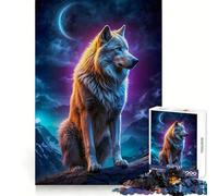 Puzzle de 1000 pièces Loup-Garou Paysage pour Adolescents Entraînement Intelligent, Passe-Temps Confortable, découpe Impeccable, Surprise d'anniversaire (50x75cm)