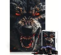 Puzzle de 1000 pièces Loup Sauvage pour Adolescents Pensée Claire, Engagement Doux, Assemblage Ferme, Joli Cadeau (50x75cm)