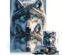 Puzzle de 1000 pièces Louve et Son Petit pour Adultes, Exercice Mental, évasion sereine, (50x75cm)