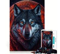 Puzzle de 1000 pièces Lune Pourpre Mystique pour Adolescents Jeu de réflexion Intelligent Découpe précise Cadeau Exceptionnel (38x26cm)