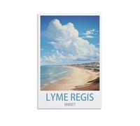 Puzzle de 1000 pièces Lyme Regis Dorset, Jeu de Loisirs et de détente, Jeu éducatif et intellectuel, décoration intérieure, Cadeau Artistique, 38 x 26 cm