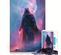 Puzzle de 1000 pièces Magicien Mystique pour Adultes et Adolescents Jeu de réflexion Anti-Stress Cadeau attentionné (50x75cm)