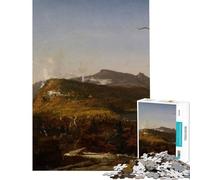 Puzzle de 1000 pièces Maison des Montagnes Catskill activités Amusantes à la Maison découpe de précision Jouet Anti-Stress adapté aux Personnes de 14 Ans et Plus (38x26cm)