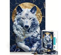 Puzzle de 1000 pièces Majesté au Clair de Lune en Porcelaine pour Adolescents, Jeu de logique Puissant, évasion apaisante, Bords Nets, Cadeau d'anniversaire (38x52cm)
