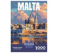 Puzzle De 1000 Pièces Malta Puzzle pour Adolescents Course De Vitesse Manuelle Liste De Souhaits avec Le Père Noël Jouets Jeux Éducatifs 52x38cm/1000pcs