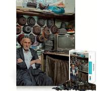Puzzle de 1000 pièces Marché Traditionnel d'Irak Découpe précise Jeu Amusant et Stimulant pour l'esprit Jeu de détente Cadeau d'anniversaire Activité Artistique (38x26cm)