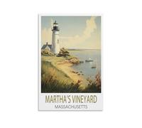 Puzzle de 1000 pièces, Martha's Vineyard, Massachusetts, 50 x 70 cm. Un Cadeau Relaxant et Stimulant pour Adultes, Adolescents et Seniors.