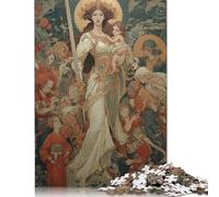 Puzzle de 1000 pièces « Maternité Divine : Un Portrait Mythique », Puzzle créatif en Bois pour Adultes, pour Les Anniversaires et Autres fêtes (75 x 50 cm).