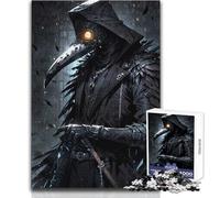 Puzzle de 1000 pièces Médecin de la peste aux Yeux Brillants pour Adolescents Jeu éducatif de logique et de réflexion pour Toutes Les Occasions Dimensions 38x26cm