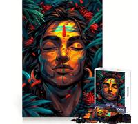 Puzzle de 1000 pièces Méditation de Shiva pour Adolescents, Jeu Intelligent pour Partager Un Moment de complicité, Assemblage d'une Image, œuvre d'art 50x75cm