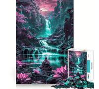 Puzzle de 1000 pièces Méditation samouraï pour Adolescents, Jouet de logique Stimulant, Divertissement d'intérieur, Bords de qualité supérieure, Cadeau mémorable (50x75cm)