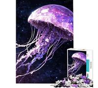 Puzzle de 1000 pièces Méduse de l'espace Jeu de Construction Difficile et Stimulant Faisant Appel à l'analyse et à la logique pour Les Enfants de 14 Ans et Plus 38x26cm