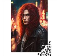 Puzzle de 1000 pièces Metalhead (3) pour adultes, cadeau d'Halloween, puzzle en bois pour adultes, amusement en famille et soirée de jeux, 1000 pièces (75 x 50 cm)