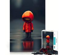 Puzzle de 1000 pièces Minimalisme Japonais Triste pour Adultes Un Cadeau créatif, idéal pour développer sa mémoire et apaiser Son Esprit (38x26cm)