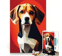 Puzzle de 1000 pièces Mon Chien Beagle pour Adolescents Jeu de réflexion Intelligent Découpe précise (50x75cm)