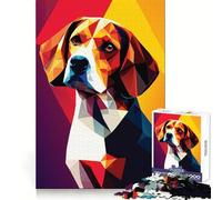 Puzzle de 1000 pièces Mon Chien Beagle pour Adultes Un Cadeau de qualité supérieure pour développer sa mémoire et se détendre (50x75cm)