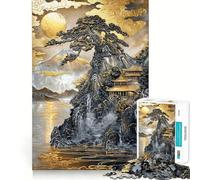 Puzzle de 1000 pièces Monastère de Montagne pour Adultes Jeu de logique Fine et Silencieux Bords Nets Cadeau mémorable (50x75cm)