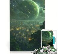 Puzzle de 1000 pièces Mondes différents, planètes Jumelles, Jouet à Monter soi-même, défi Difficile, avec des pièces de Formes aléatoires Qui s'emboîtent Parfaitement 38x52cm