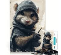 Puzzle de 1000 pièces Monsieur Rat pour Adolescents Un pour développer sa mémoire, se détendre et s’Amuser (38x26cm)