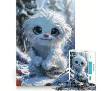 Puzzle de 1000 pièces Monstre des neiges sans Peluches Activité ludique et stimulante pour renforcer Les Liens familiaux (38x52cm) Emboîtement Parfait sans espaces