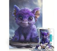 Puzzle de 1000 pièces Monstre Paresseux et Peu Duveteux Décoration Murale Jouet Défi à compléter Renforce l'amour Entre Les Couples 38x26cm