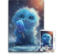 Puzzle de 1000 pièces Monstre Popsicle Unfluffy, Jeu intellectuel et éducatif, Cadeau d'anniversaire, Dimensions:38x26cm