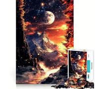Puzzle de 1000 pièces Montagne de Nature pour Adolescents Un pour développer sa mémoire, se détendre et s’Amuser (38x52cm)