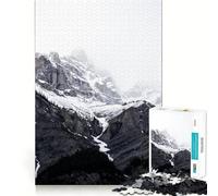 Puzzle de 1000 pièces Montagnes et Nature pour Adultes, Jeu de logique, détente et Amusement, pour Les vœux du Père Noël (50x75cm)