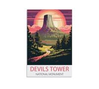 Puzzle de 1000 pièces, Monument National de la Tour du Diable, Puzzle Classique pour Enfants, Puzzle Stimulant et Difficile pour Adultes et Adolescents, 52 x 38 cm