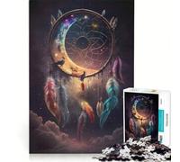 Puzzle de 1000 pièces Murmures d'attrape-rêves » Jeu Pratique Interaction Parent-Enfant Collection d'artistes Beaux-Arts 38x26cm