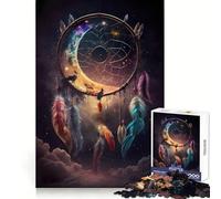 Puzzle de 1000 pièces Murmures d'attrape-rêves pour Adolescents Exercice cognitif, détente et Loisirs, Cadeau d'hiver idéal (38x26cm)