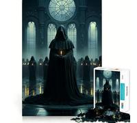 Puzzle de 1000 pièces Mystic Dark Secret Ritual pour Adolescents Un Jeu intellectuel Stimulant, Un Moment de complicité et de qualité, Un Cadeau mémorable (38x26cm)