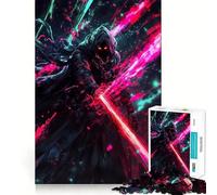 Puzzle de 1000 pièces Mystic Knight pour Adultes, Puzzle Stimulant la réflexion, Moment de détente, Bords précis, Cadeau Exquis (38x52cm)