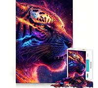 Puzzle de 1000 pièces Mystic Tiger Nebula pour Adolescents, Wise Think Toy, Calm Fun, Clear Cut Art Collectible (38x52cm)
