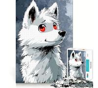 Puzzle de 1000 pièces Mystic Wolf Glance pour Adolescents, Jeu de logique et d'adresse, à Partager et à découper avec précision, décoration Murale (38x52cm)