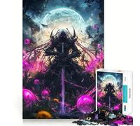 Puzzle de 1000 pièces Mystique des samouraïs Japonais pour Adolescents, Puzzle cérébral Relaxant, Cadeau d'assemblage de qualité supérieure (38x26cm)
