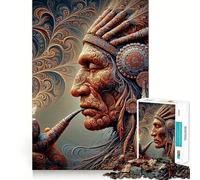 Puzzle de 1000 pièces Native Spirit Rhythms pour Adolescents Jeu intellectuel, Moments de Partage, découpe de qualité, Cadeau mémorable (38x52cm)