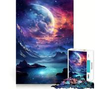 Puzzle de 1000 pièces Nature et Galaxie Fantastique pour Adolescents Wise Think Toy Calm Fun Clear Cut Art Collectible (38x52cm)
