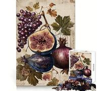 Puzzle de 1000 pièces Nature Morte aux Fruits Vintage pour Adolescents, 50x75cm, idéal pour Un entraînement Intelligent et Une évasion reposante Découpe Impeccable Surprise de Noël
