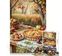 Puzzle de 1000 pièces Nature Morte aux Pommes d'automne, idéal pour Les Adolescents, Stimulant la réflexion et offrant Une Distraction apaisante Découpe Nette Un Cadeau Parfait (50x75cm)