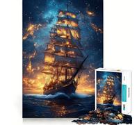 Puzzle de 1000 pièces Navigation Travers Les étoiles pour Adolescents, Jeu de Puzzle Stimulant Le Cerveau, activité de Groupe, Cadeau Classique Assembler (38x26cm)